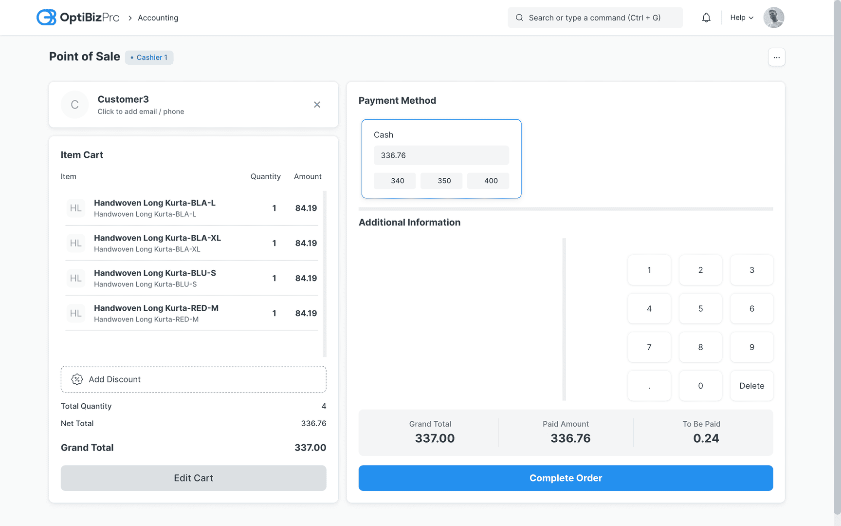 OptiBizPro - open source pos software