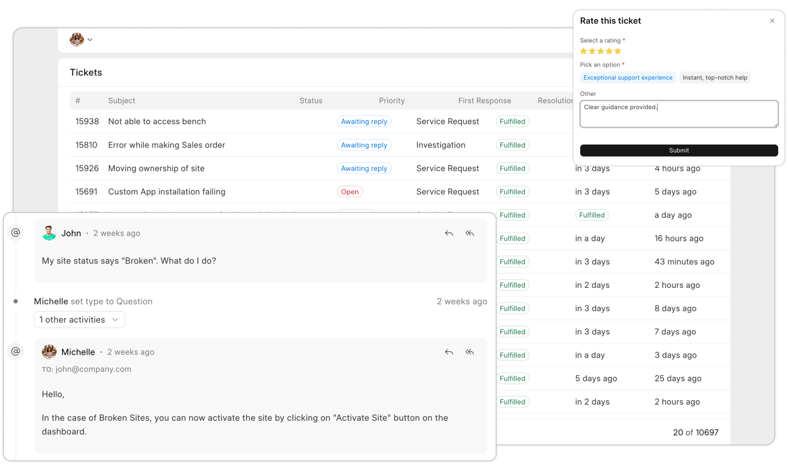 Simplify issue reporting