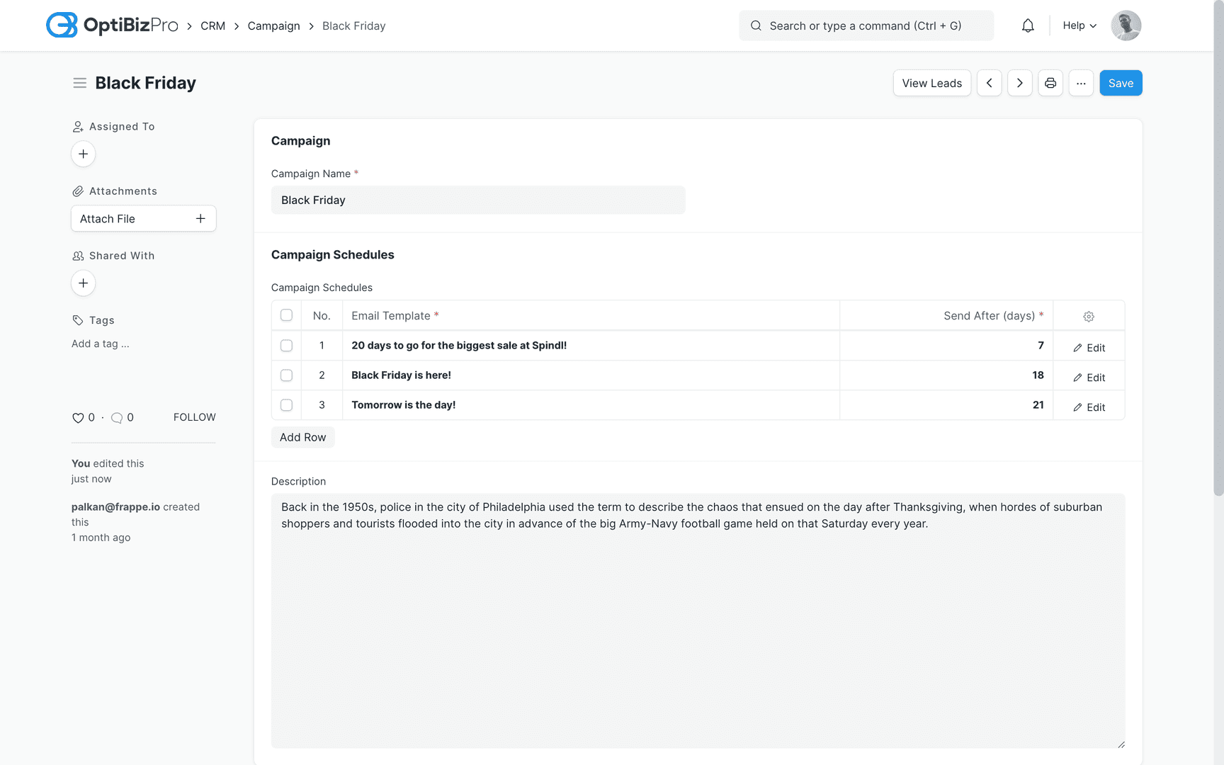 Streamlined Campaigns