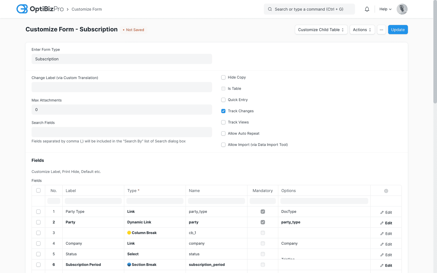 Flexible Customizations